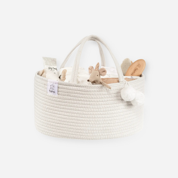 Fephas - Rope Diaper Caddy - Off White