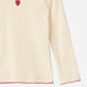 Flöss - Flora Pointelle Blouse - Gentle Cream