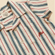 Flöss - Miles Short Sleeved Shirt - Red / Blue Stripes