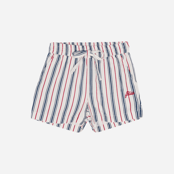 Flöss - Miles Shorts - Red / Blue Stripes