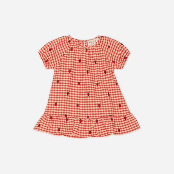Flöss - Molly Dress - Berry Gingham