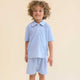 Flöss - Nohr Shorts - Bright Blue Stripe