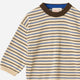 Flöss - Storm Sweater Cream - Mosswood Stripe