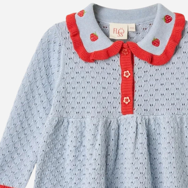 Flöss - Sylvie Dress - Steel Blue