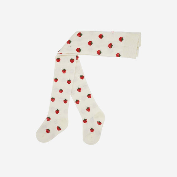 Flöss - Vera Tights - Pointelle Berry