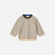 Flöss - Storm Sweater Cream - Mosswood Stripe