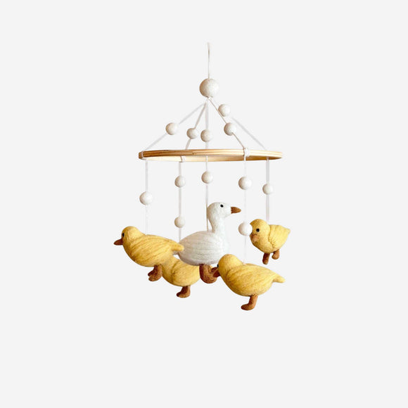 Ganapati - Duck Family Felt Baby Mobile