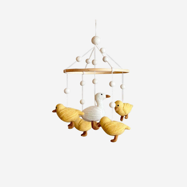 Ganapati - Duck Family Felt Baby Mobile