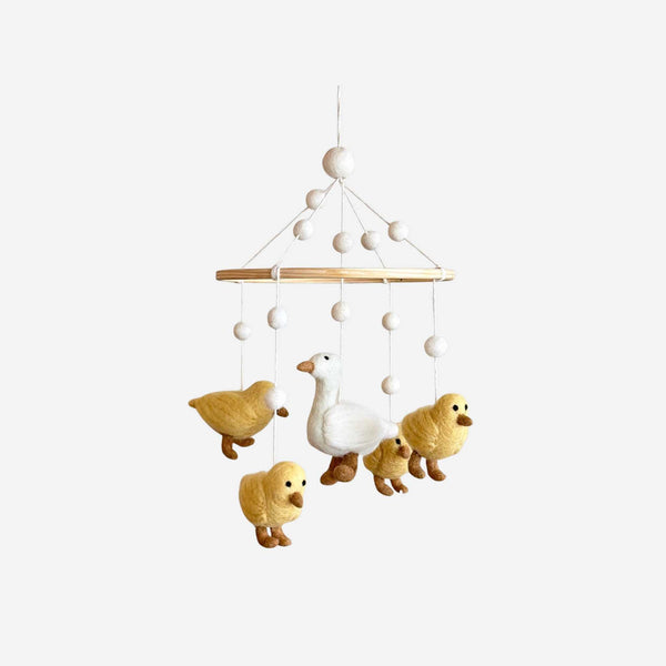 Ganapati - Duck Family Felt Baby Mobile
