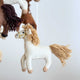 Ganapati - Felt Baby Mobile - Horses