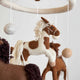 Ganapati - Felt Baby Mobile - Horses