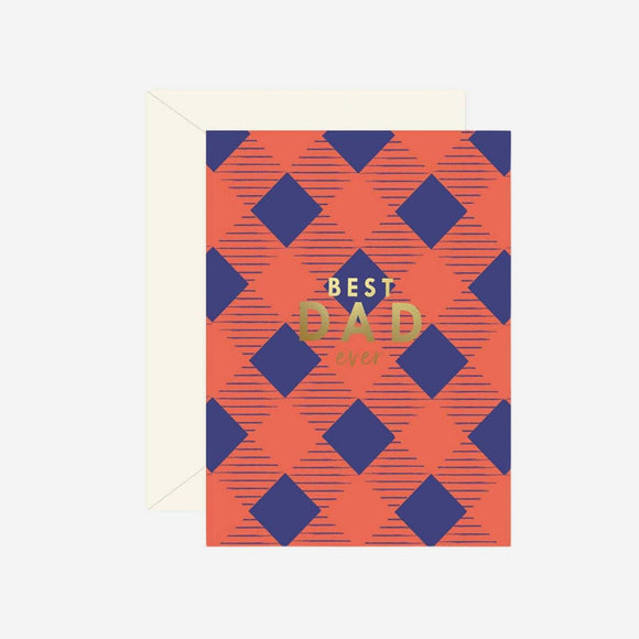 Ginger P. Designs - Best Dad Ever Greeting Card