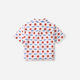 Gingersnaps - Baby Boys Tile Print Shirt with Swiss Piping