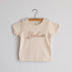 Gladfolk - Yeehaw Organic Kid's Tee - Cream