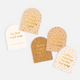 Fox & Fallow - Gold-Foil Baby Milestone Cards - Broderie
