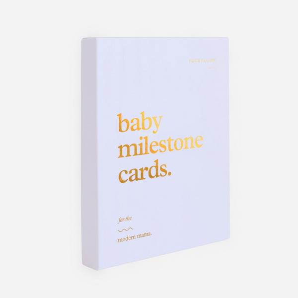 Fox & Fallow - Baby Milestone Cards - Powder Blue