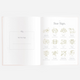 Fox & Fallow - Gold-Foil Linen Baby Book - Rose Boxed