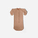 Goumikids - 24 Hour Convertible Sleeper Baby Gown - Clay Stripe