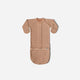 Goumikids - 24 Hour Convertible Sleeper Baby Gown - Clay Stripe