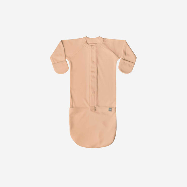 Goumikids - 24 Hour Convertible Sleeper Baby Gown - Poppy