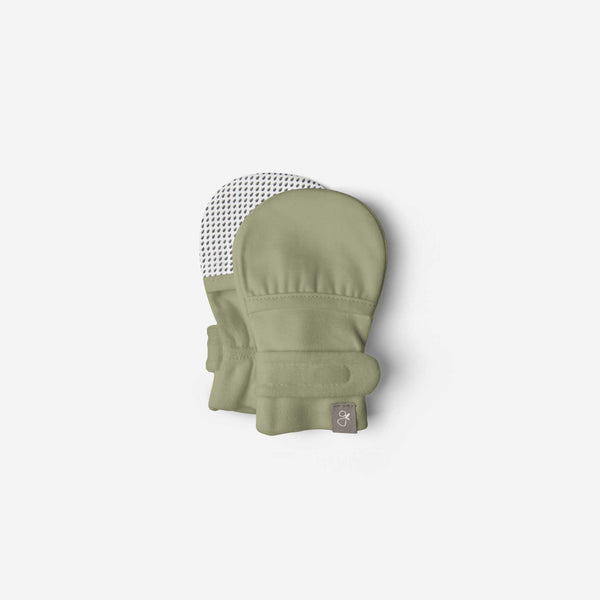 Goumikids - Stay On Baby Mitts - Artichoke