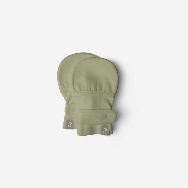 Goumikids - Stay On Baby Mitts - Artichoke