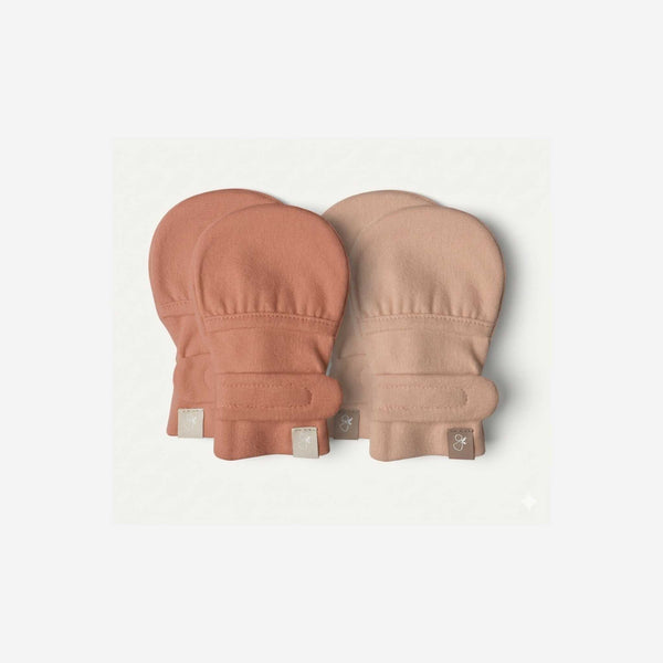 Goumikids - Stay On Mitts - 2-Pack - Nectary + Poppy