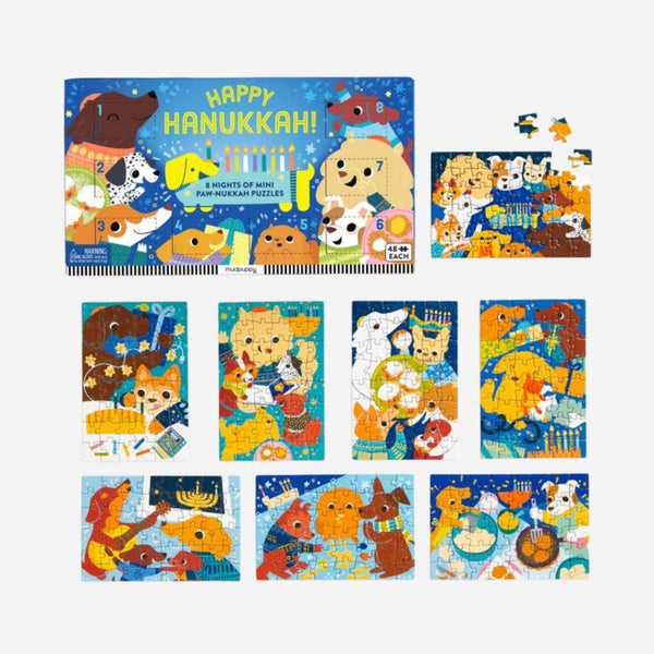 Happy Hanukkah! Countdown Puzzle Set