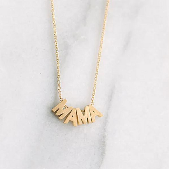 Helmsie - I'm MAMA 24k Gold-Plated Necklace