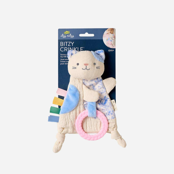 Itzy Ritzy - Bitzy Crinkle Kitty Toy
