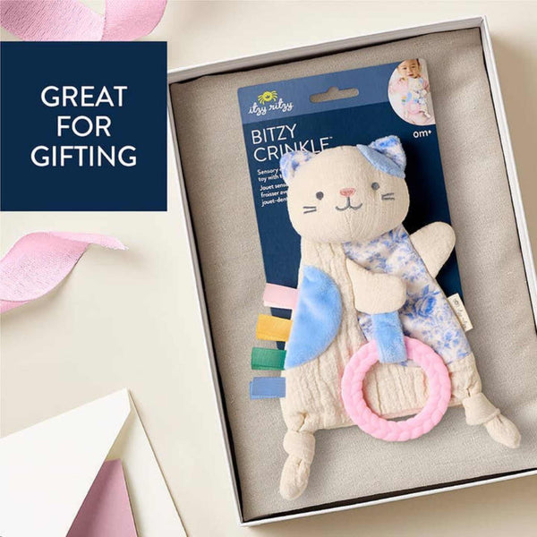 Itzy Ritzy - Bitzy Crinkle Kitty Toy