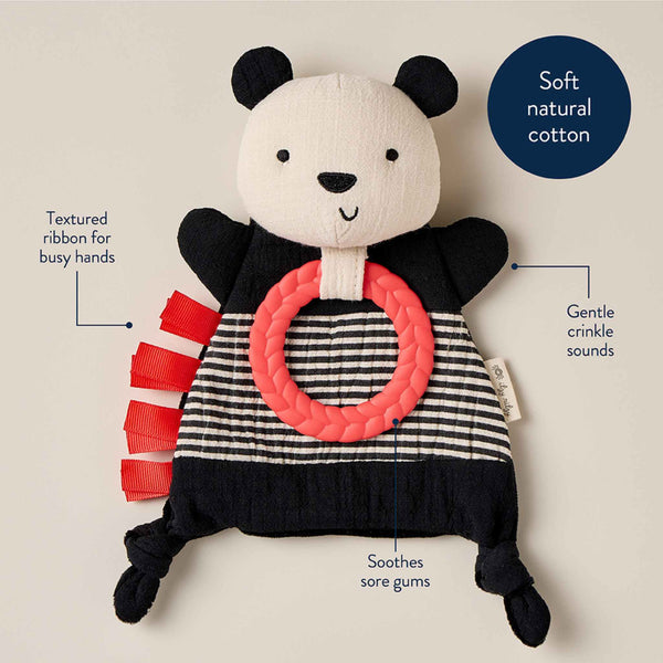 Itzy Ritzy - Bitzy Crinkle Panda Toy