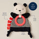 Itzy Ritzy - Bitzy Crinkle Panda Toy