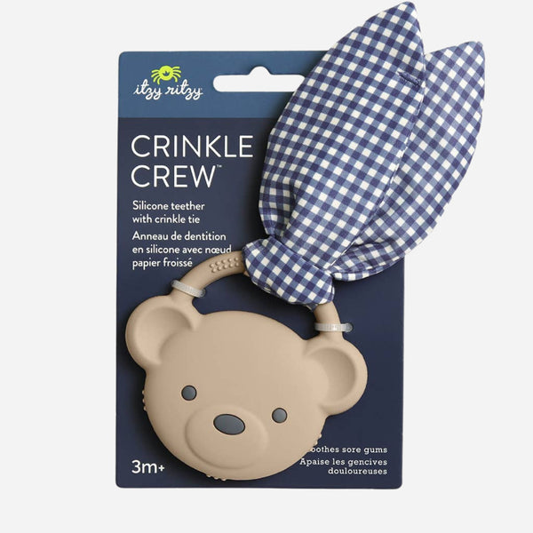 Itzy Ritzy - Crinkle Crew - Bear / Taupe