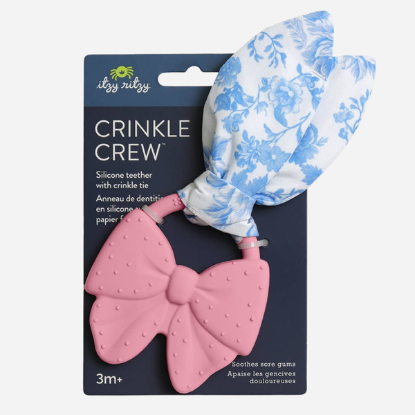 Itzy Ritzy - Crinkle Crew - Bow / Pink