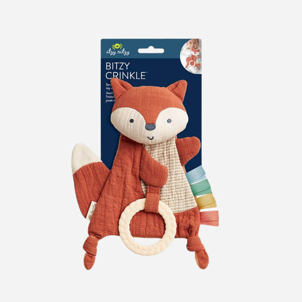 Itzy Ritzy - Crinkle Sensory Toy - Fox