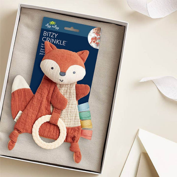 Itzy Ritzy - Crinkle Sensory Toy - Fox