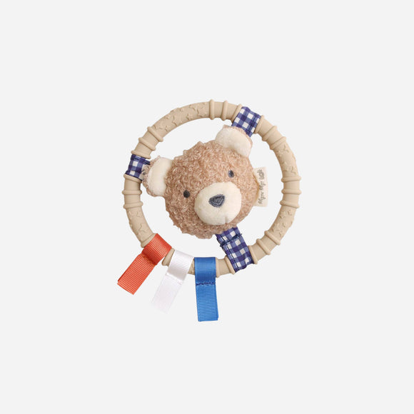 Itzy Ritzy - Itzy Ring Pal™ - Teething Ring with Plush Bear