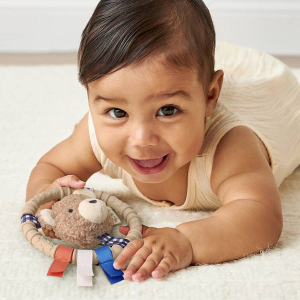 Itzy Ritzy - Itzy Ring Pal™ - Teething Ring with Plush Bear