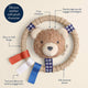 Itzy Ritzy - Itzy Ring Pal™ - Teething Ring with Plush Bear