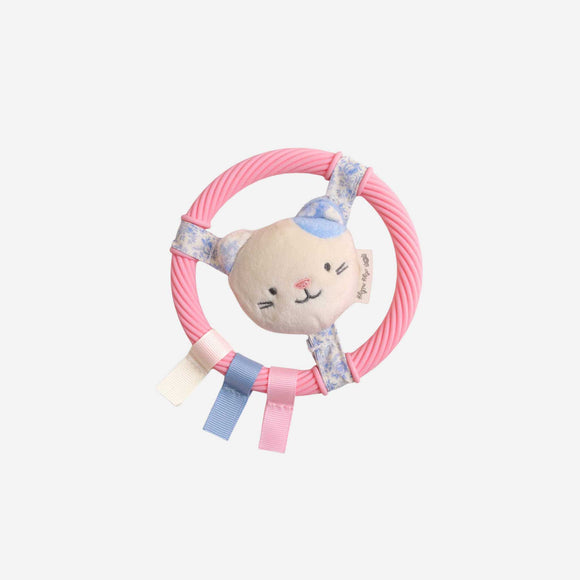 Itzy Ritzy - Itzy Ring Pal™ - Teething Ring with Plush Kitty
