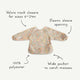 Itzy Ritzy - Long Sleeve Bib - Cherries