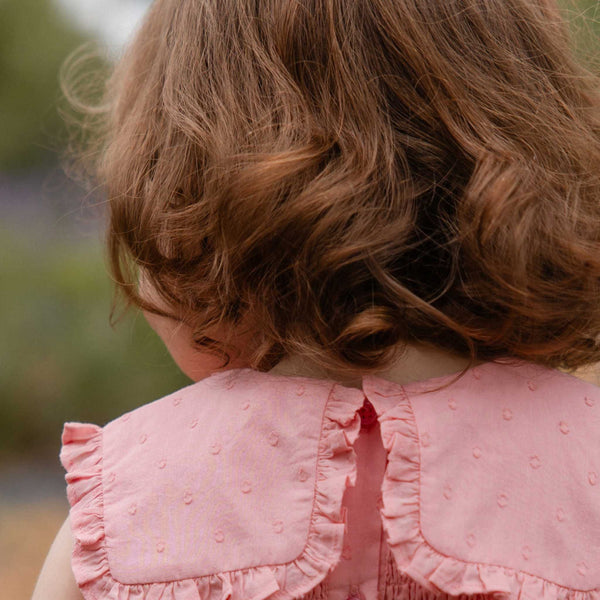 Jamie Kay - Organic Cotton  Claudine Dress - Swiss Pink