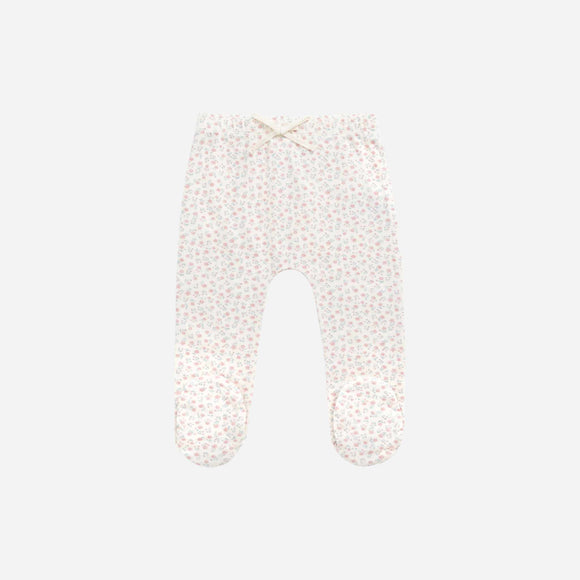 Jamie Kay - Organic Cotton Footed Pant - Posy Garden Pink