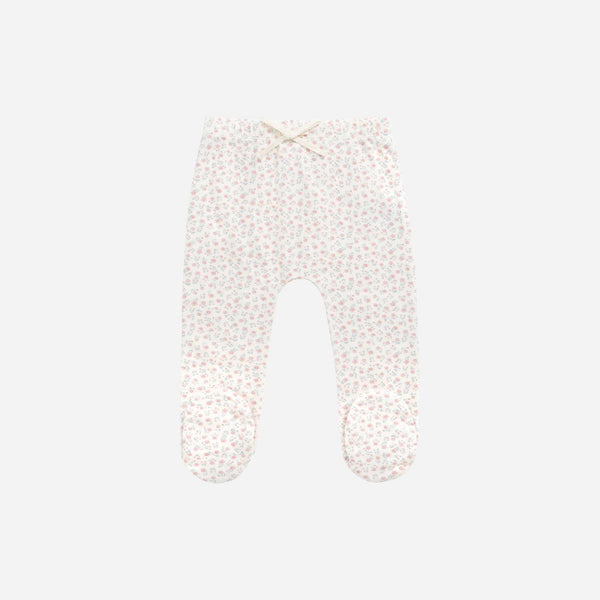 Jamie Kay - Organic Cotton Footed Pant - Posy Garden Pink