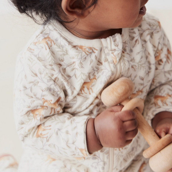 Jamie Kay - Organic Cotton Gracelyn Onepiece - Deer Berries Egret