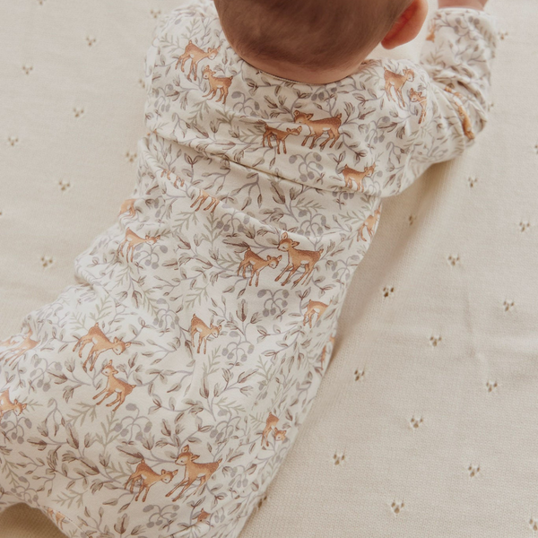 Jamie Kay - Organic Cotton Gracelyn Onepiece - Deer Berries Egret