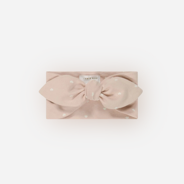 Jamie Kay - Organic Cotton Headband - Mon Amour Rose