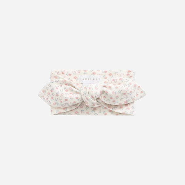 Jamie Kay - Organic Cotton Headband - Posy Garden Pink