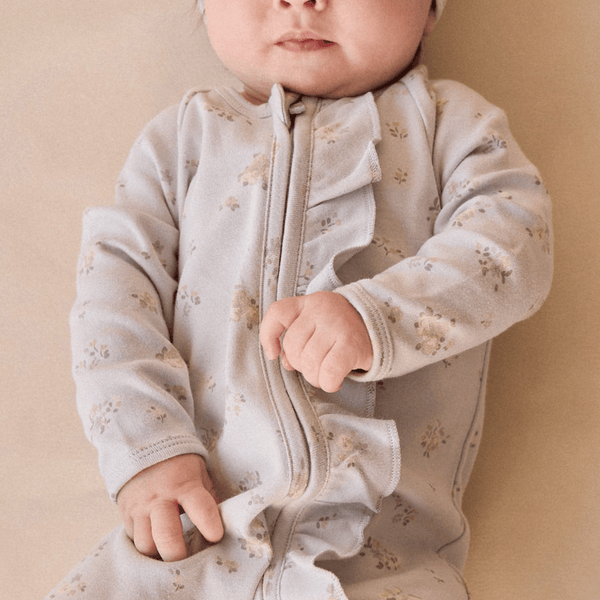 Jamie Kay - Organic Cotton Melanie Onepiece - Petite Fleur Blue